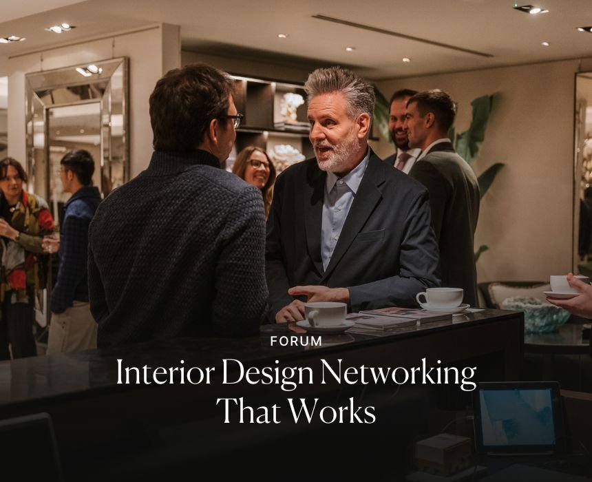 Interior Design Networking That Works business and interiors