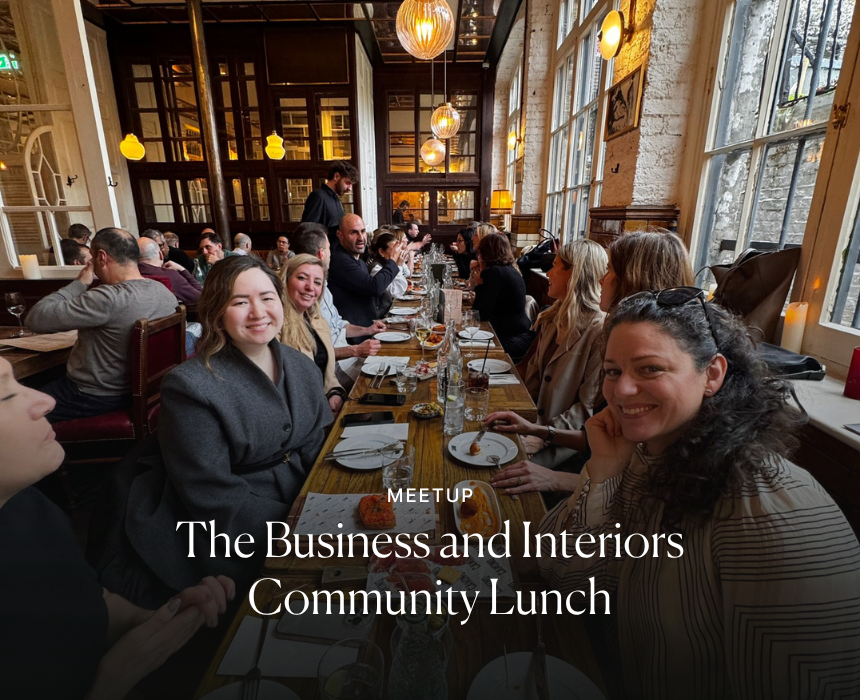 business and interiors lunch